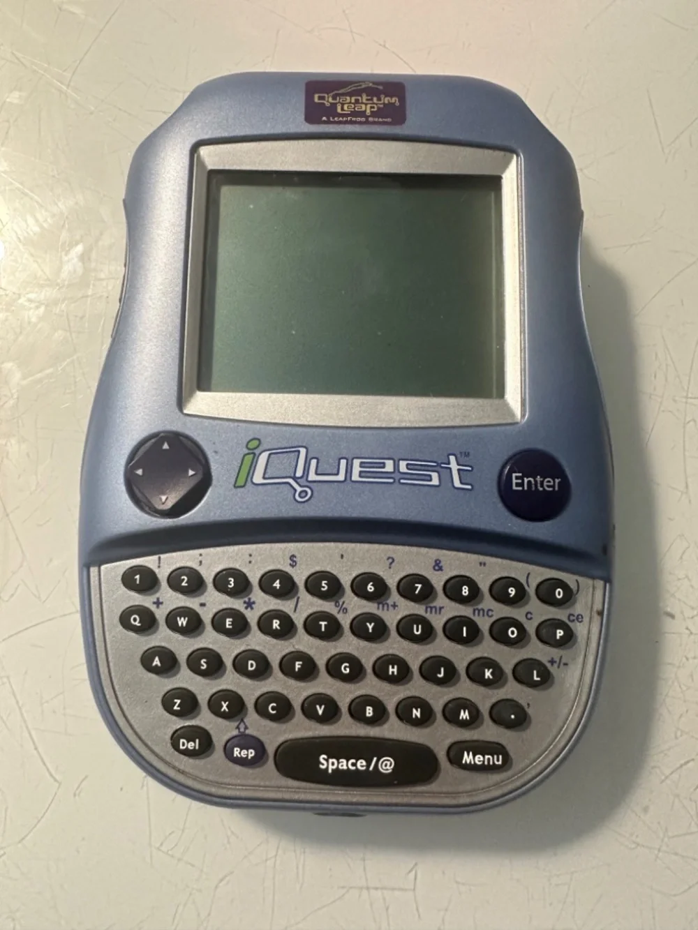 QUANTUM LEAP iQUEST HANDHELD CONSOLE LEAPFROG INTERACTIVE TALKING STEM GAME TOY